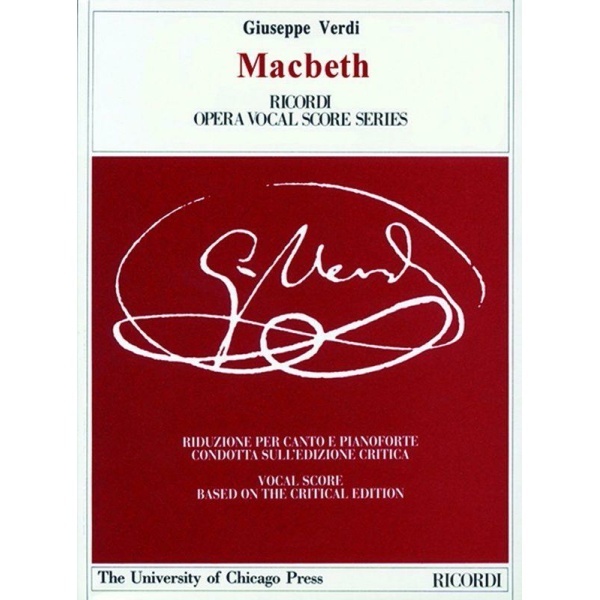 VERDI - MACBETH (Versione Critica) - RICORDI