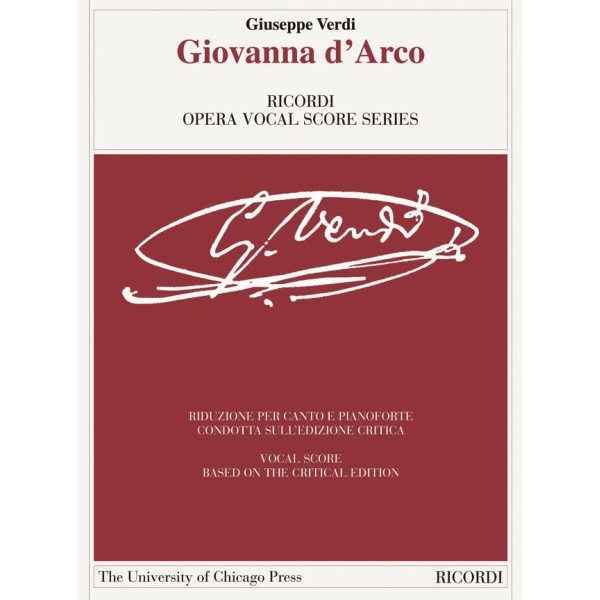 VERDI - GIOVANNA D'ARCO (Edizione Critica) - RICORDI
