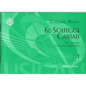 MANZI - 60 SOLFEGGI CANTATI VOL. 1