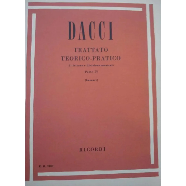DACCI - TRATTATO TEORICO-PRATICO PARTE 4