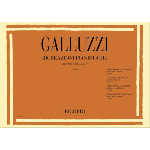 GALLUZZI - RICREAZIONI PIANISTICHE - I SERIE