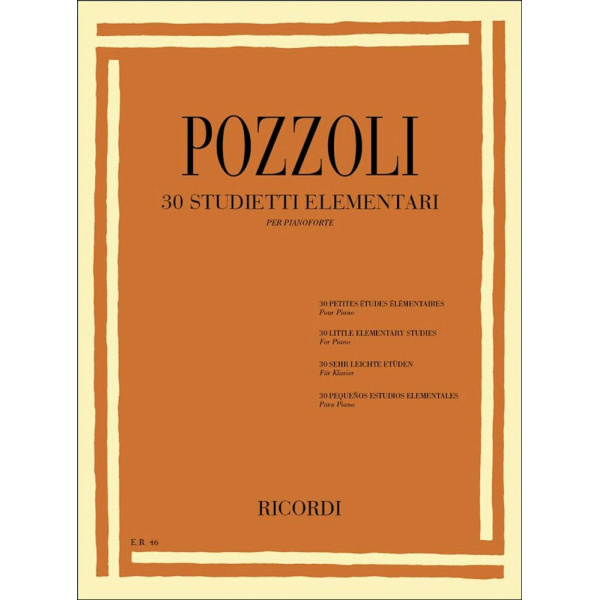 POZZOLI - 30 STUDIETTI ELEMENTARI