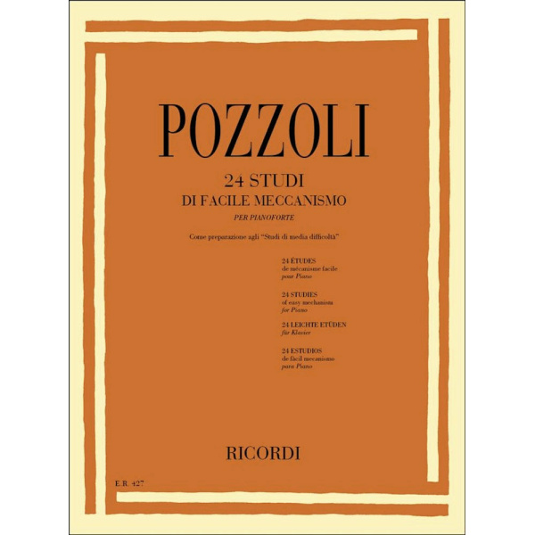 POZZOLI - 24 STUDI DI FACILE MECCANISMO