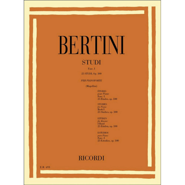 BERTINI - 25 STUDI OP. 100