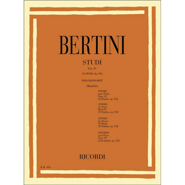 BERTINI - 25 STUDI OP. 134