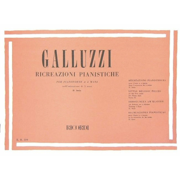 GALLUZZI - Ricreazioni Pianistiche - II Serie