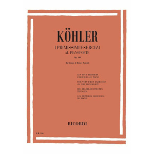 KÖHLER - PRIMISSIMI ESERCIZI AL PIANOFORTE OP. 190