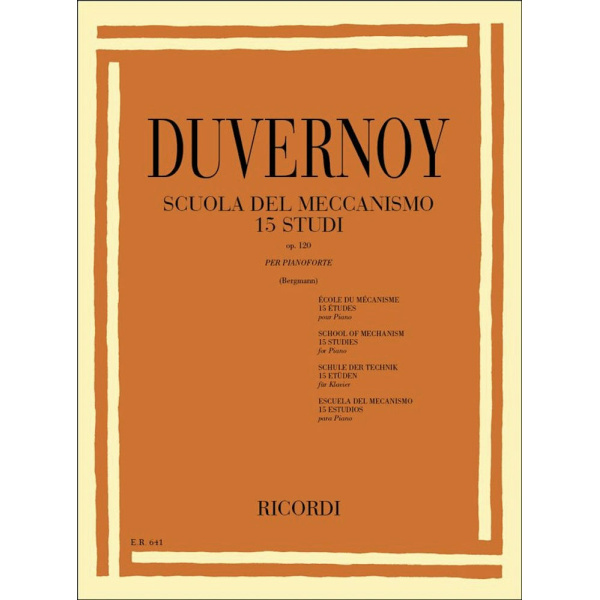 DUVERNOY - SCUOLA DEL MECCANISMO - OP. 120