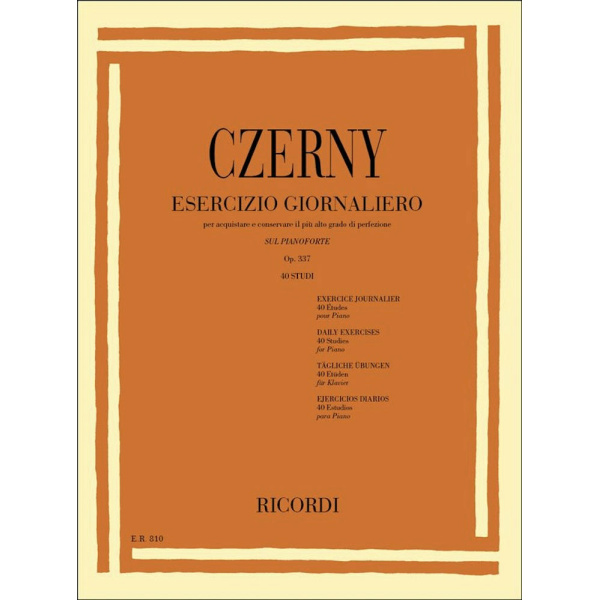 CZERNY – ESERCIZIO GIORNALIERO - OP. 337