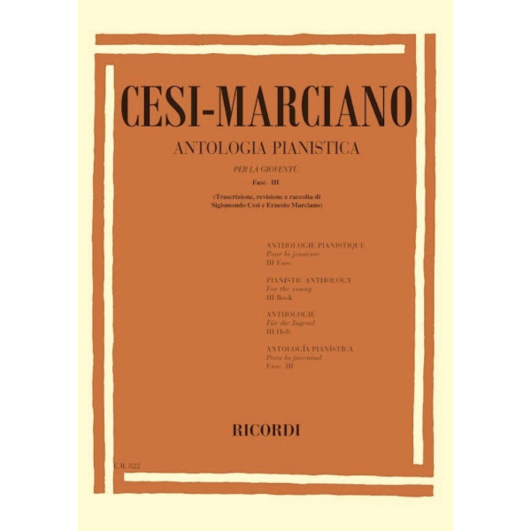CESI-MARCIANO - ANTOLOGIA PIANISTICA FASC. III