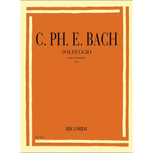 C. PH. E. BACH - SOLFEGGIO - PER PIANOFORTE