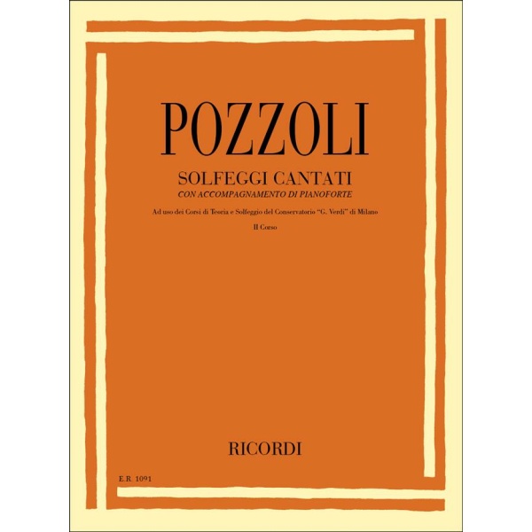 POZZOLI - SOLFEGGI CANTATI II CORSO