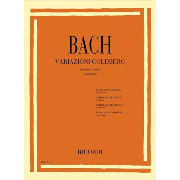 BACH - VARIAZIONI GOLDBERG - RICORDI