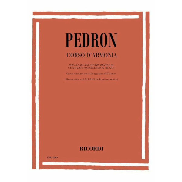 PEDRON - CORSO D' ARMONIA