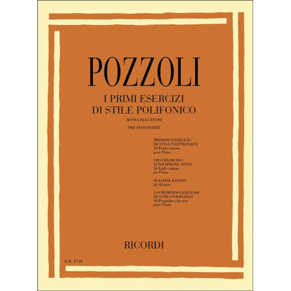 POZZOLI - PRIMI ESERCIZI DI STILE POLIFONICO