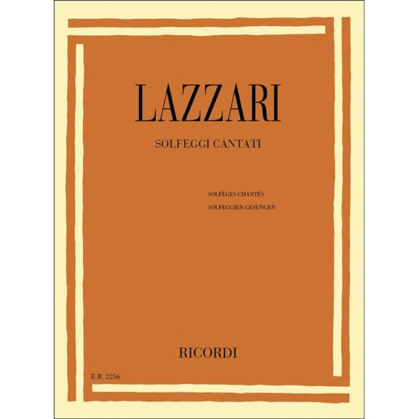 LAZZARI - SOLFEGGI CANTATI