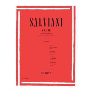 SALVIANI - Studi Per Saxofono Volume 3