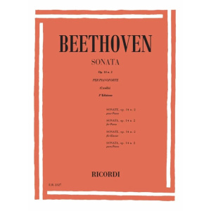 BEETHOVEN - SONATA PER PIANOFORTE OPUS 14 N. 2 - CASELLA