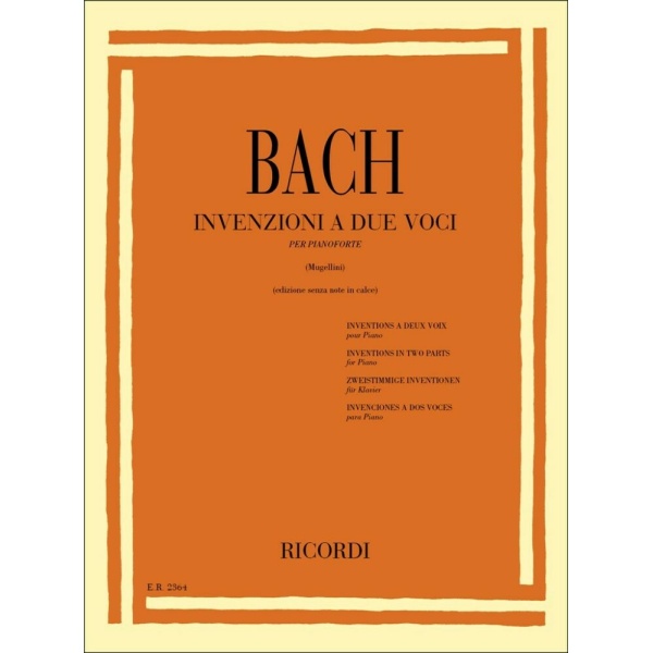 BACH - INVENZIONI A 2 VOCI