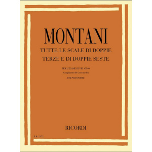 MONTANI - TUTTE LE SCALE DI DOPPIE TERZE E DI DOPPIE SESTE