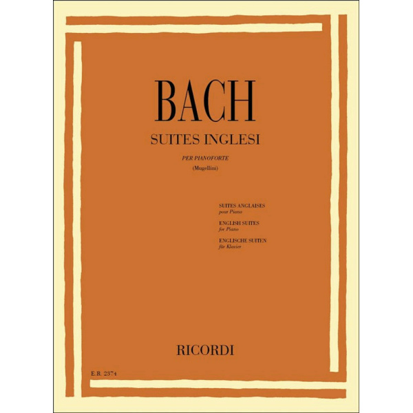 BACH - SUITES INGLESI - RICORDI