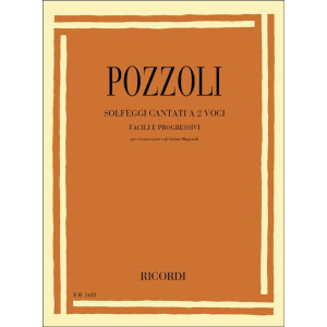 POZZOLI - SOLFEGGI CANTATI A 2 VOCI