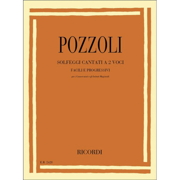 POZZOLI - SOLFEGGI CANTATI A 2 VOCI