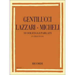 GENTILUCCI - 30 SOLFEGGI PARLATI