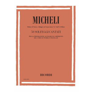 MICHELI - 50 SOLFEGGI CANTATI
