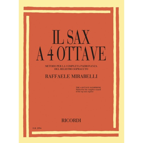 MIRABELLI - Il Sax A 4 Ottave