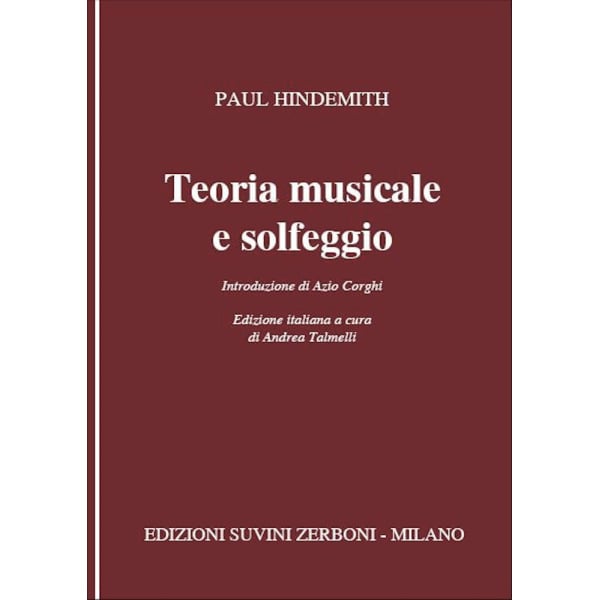 HINDEMITH - TEORIA MUSICALE E SOLFEGGIO