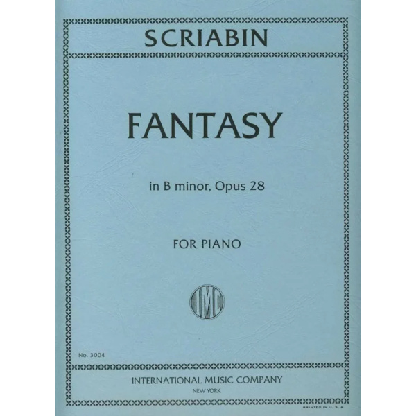 SKRJABIN - Fantasia in Si minore Op.28