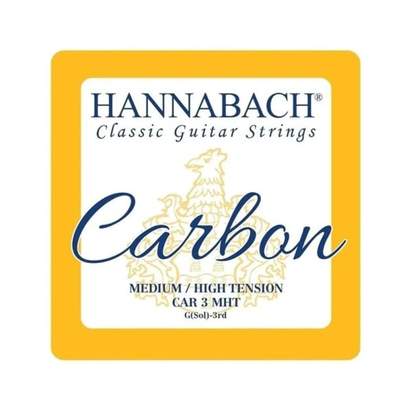 HANNABACH CARBON MEDIUM / HIGH TENSION DESCANT  CORDA SINGOLA di SOL