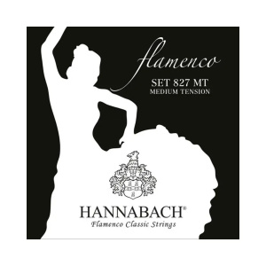 HANNABACH SERIE 827 MEDIUM TENSION FLAMENCO MUTA