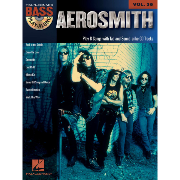 BASS PLAY-ALONG AEROSMITH VOL. 36