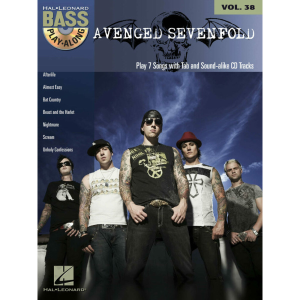 BASS PLAY-ALONG AVANGED SEVENFOLD VOL. 38