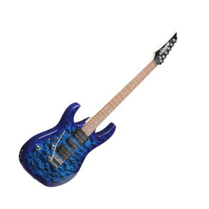 IBANEZ GRX70QA TBB Transparent Blue Burst (left-handed)