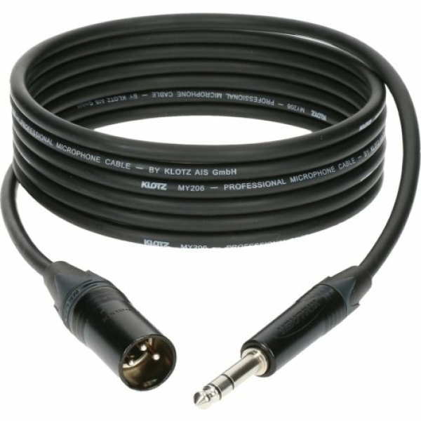 KLOTZ M1MS1B1000 XLR M/JACK TRS 10M