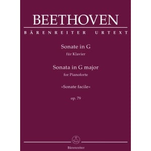BEETHOVEN - SONATA IN G MAJOR OP.79 - SONATE FACILE