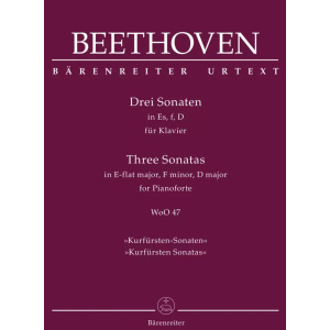 BEETHOVEN - TRE SONATE PER PIANOFORTE WoO 47 - (Kurfürsten sonatas)