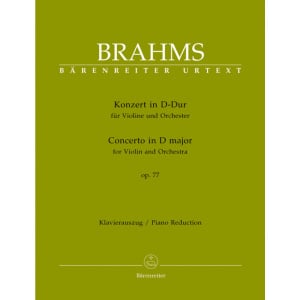 BRAHMS - Concerto in D major op.77 (V.no/Pf)