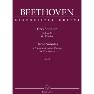 BEETHOVEN - THREE SONATAS FOR PIANO OPUS 2