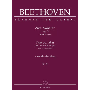 BEETHOVEN - DUE SONATE OP.49 - Sonate Facili