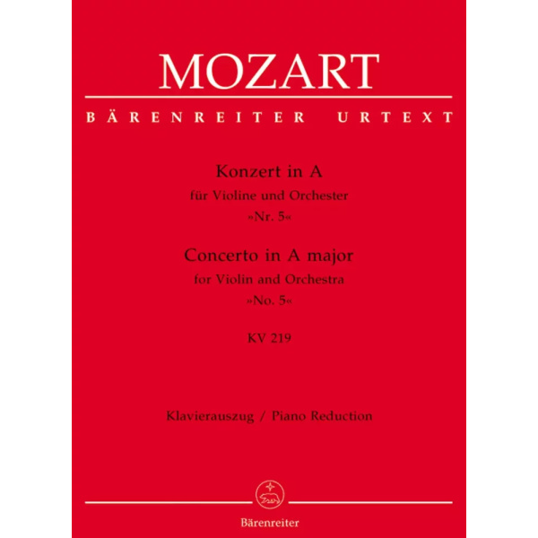 MOZART - Concerto in La Maggiore N.5 KV219 - Violino e Piano