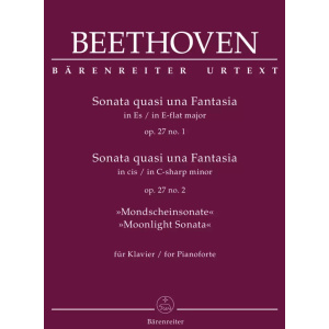 BEETHOVEN - SONATE PER PIANOFORTE OP. 27 n.1 e n.2 (Moonlight sonata)