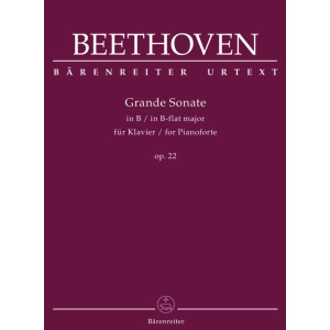 BEETHOVEN - GRANDE SONATE FOR PIANO OPUS 22