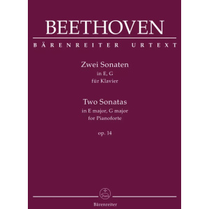 BEETHOVEN - TWO SONATAS FOR PIANO OPUS 14