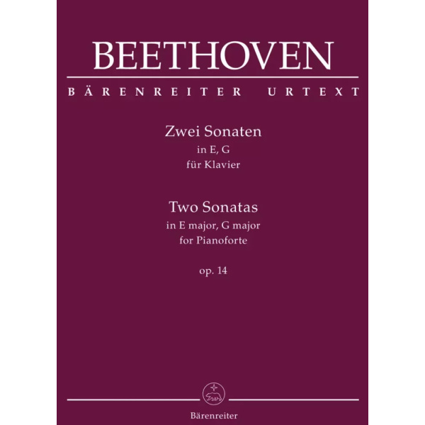 BEETHOVEN - TWO SONATAS FOR PIANO OPUS 14