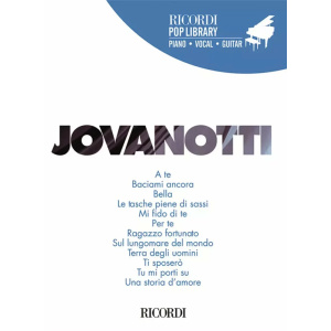 JOVANOTTI - PIANO VOCE E CHITARRA