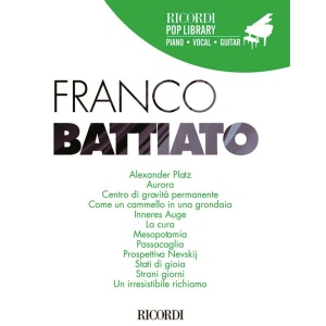 FRANCO BATTIATO - RICORDI POP LIBRARY (PVG)